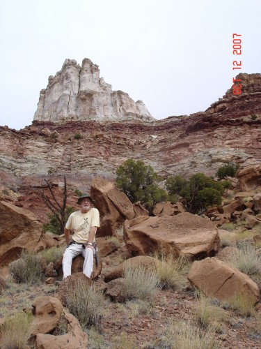 Super Dog Meets Temple Mountain.  Lots of old Uranium mines, dinasaur bones, petrified wood, and ripple marks.