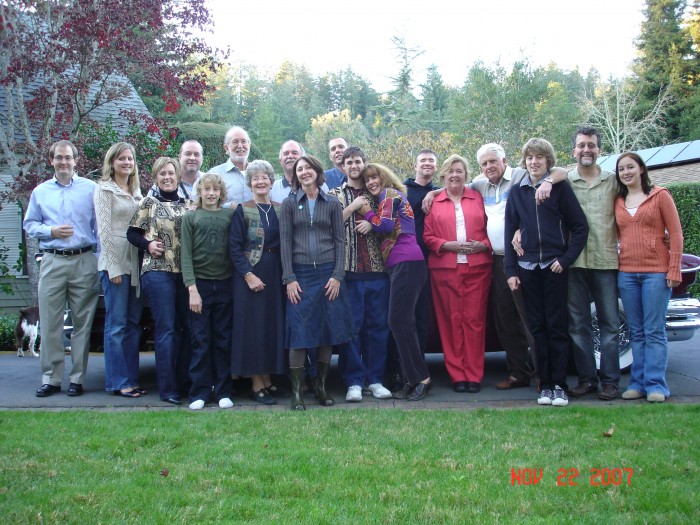 Here's the group.  As you can see, the weather was clear and cool.