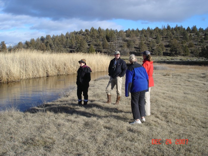 This is the Shasta River on the ranch, a salmon spawning river tributary to the Klamath River.