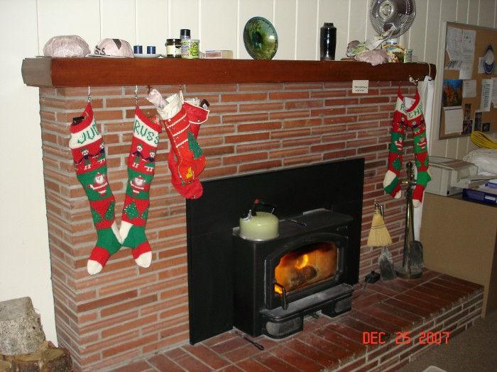 Then we attacked the stockings!