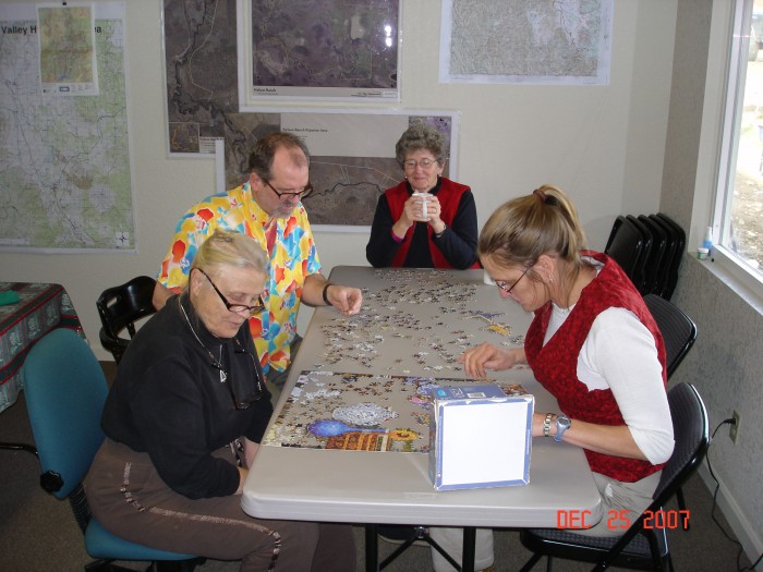 This is the first puzzle.  The second is underway.  Margaret is the puzzlemaster!