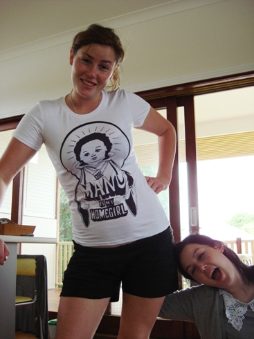 Manu is a doll from a NZ kids show, Play School.  Em's favourite!