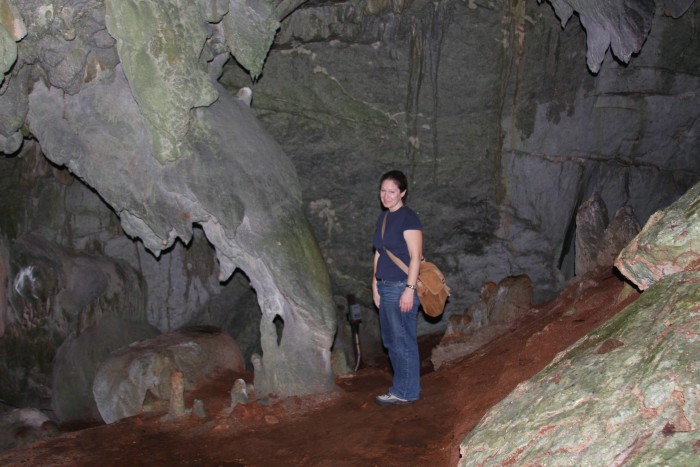 The place we were staying was next to the entrance to the crystal caves