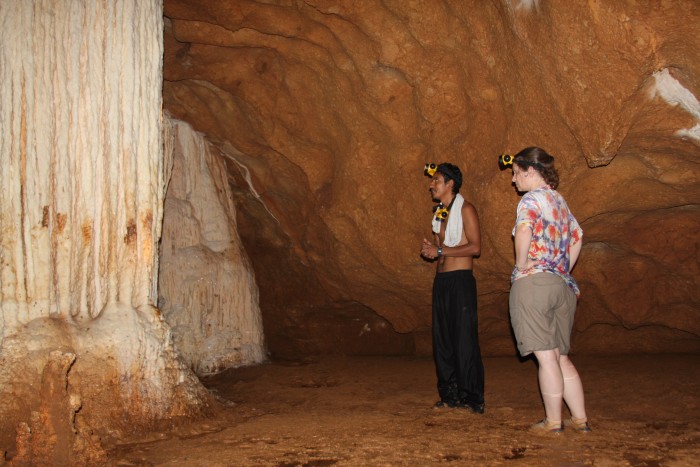 Hannah and our guide Isreal