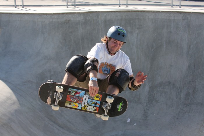 Stinky frontside air.