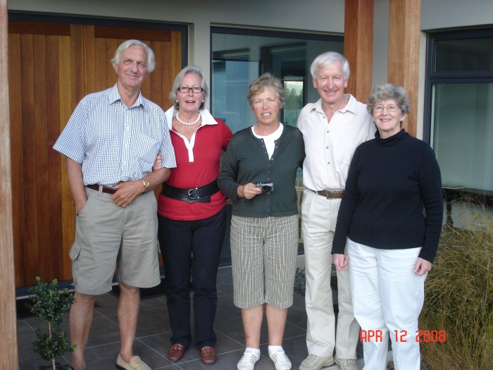 In Hanmer we had a visit from Trevor and Sandra (Turnbull) Knight.  Sandra was our Chch neighbor.