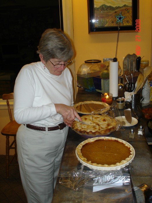 Mom made the pies!