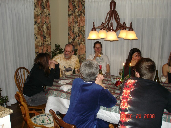 Gathered around the table!