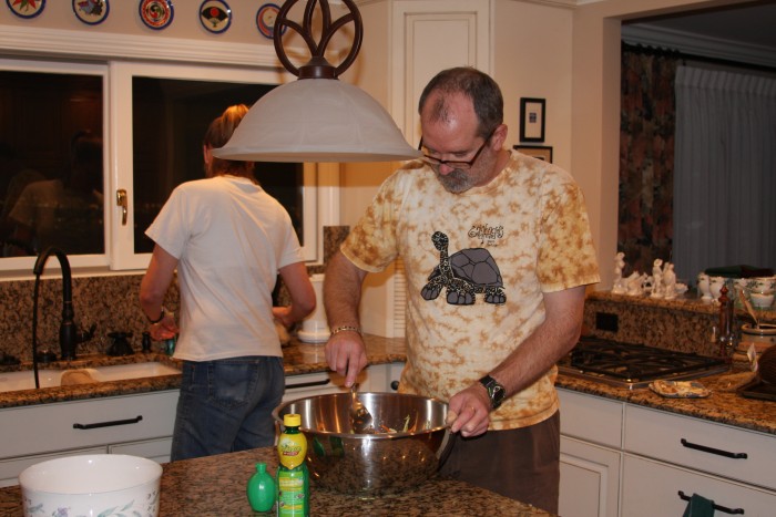 Chris and Ada dominated in the kitchen.