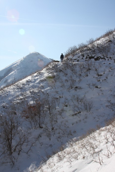 Hiking in the foothills.