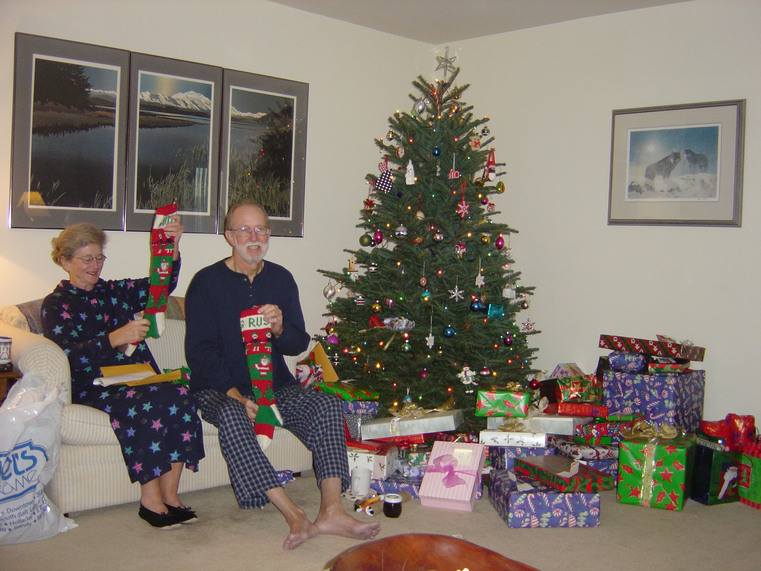 mom and dad got stockings!