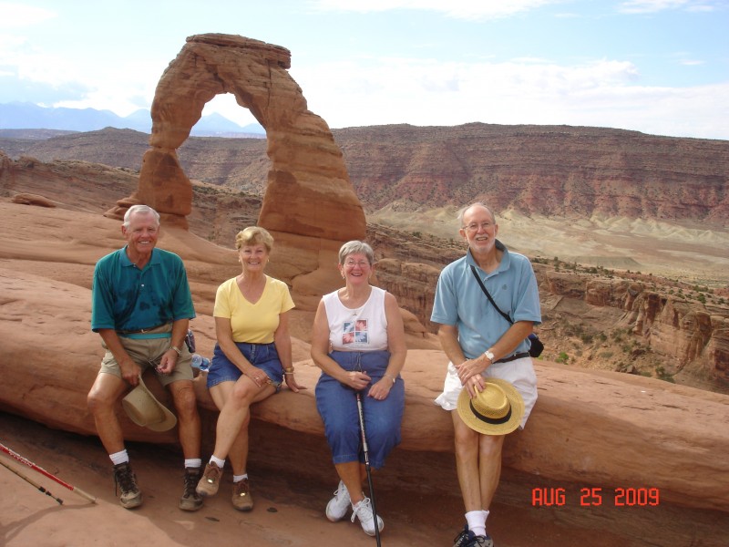 We took the long walk to Delicate Arch.