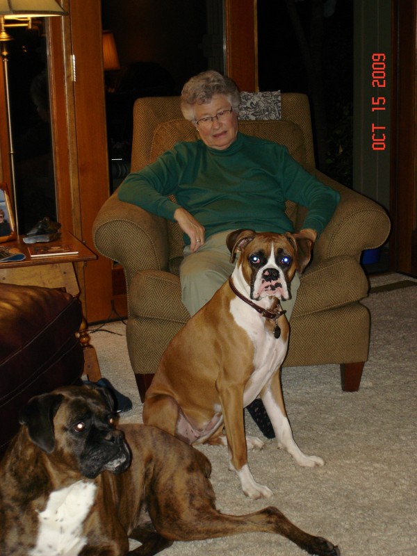 Sue and her dogs!