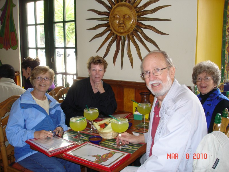 We enjoyed Mexican food at Old Town in San Diego.  And the margaritas!