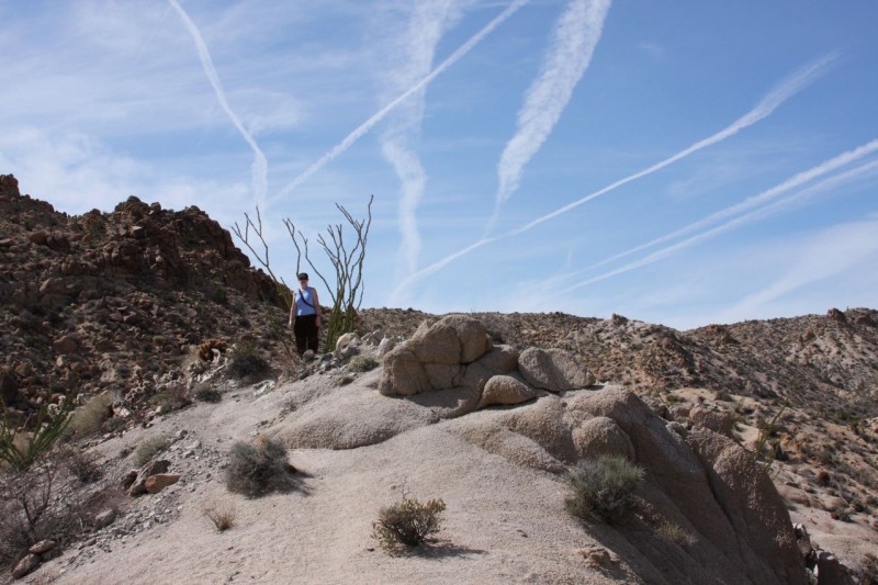 The end of the trail....  when we realized that we missed the turnoff for the loop hike