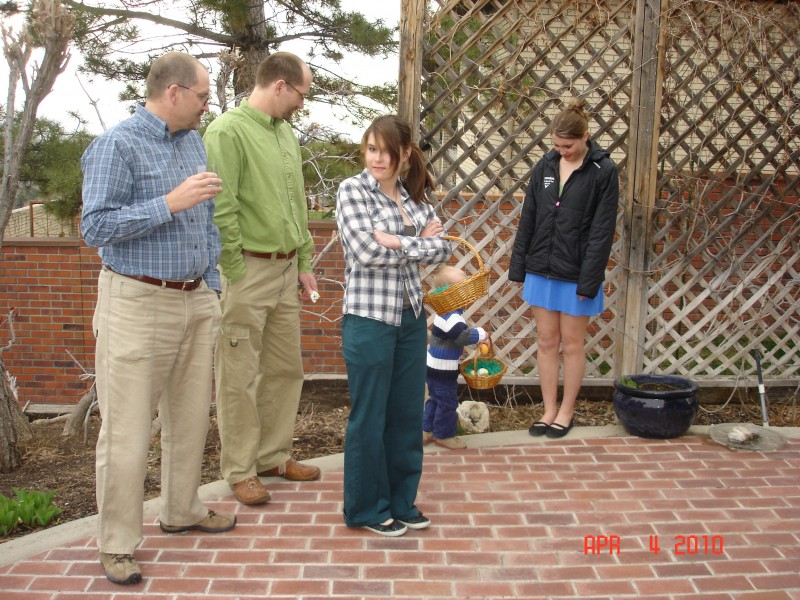 Serious egg hunters!