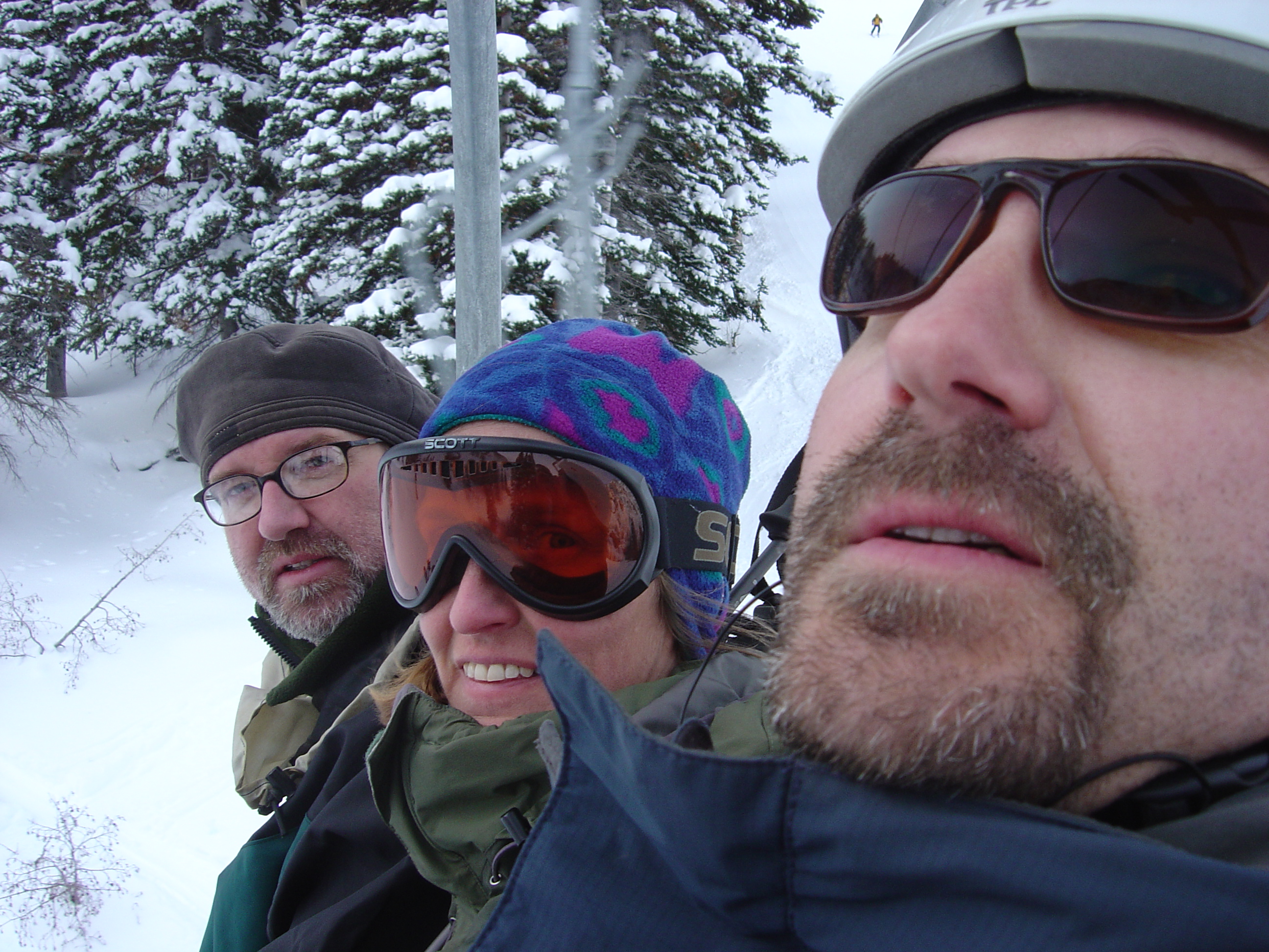 chris, ada, and dave on the chair