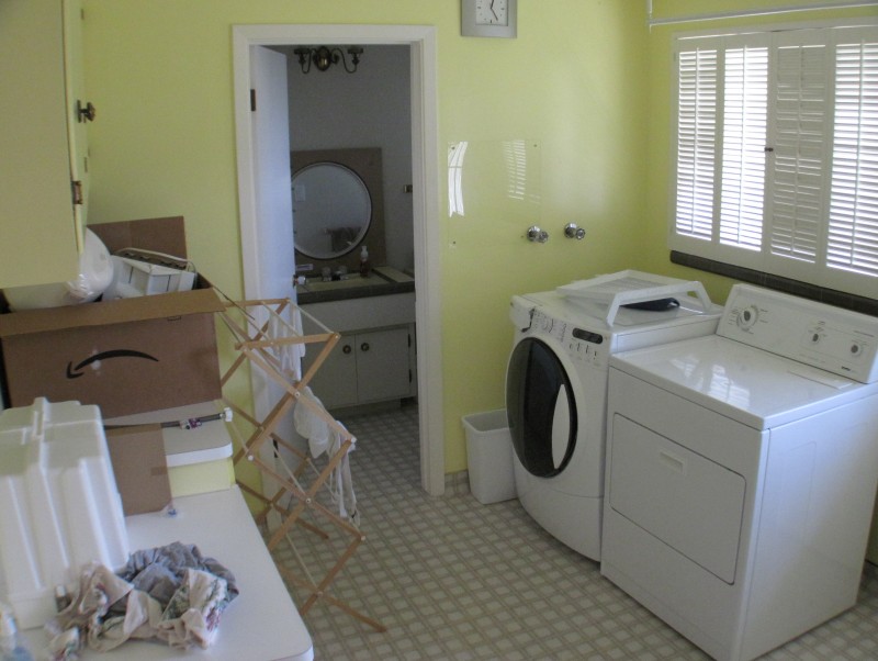 the laundry room