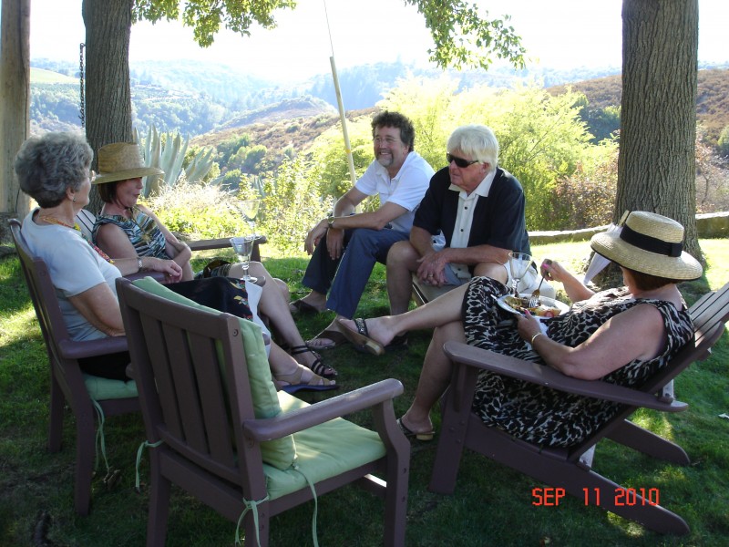 Kay and Ken and Mark and Monica came from Santa Rosa.