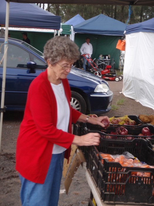 Markets every sunday for fruit and veg