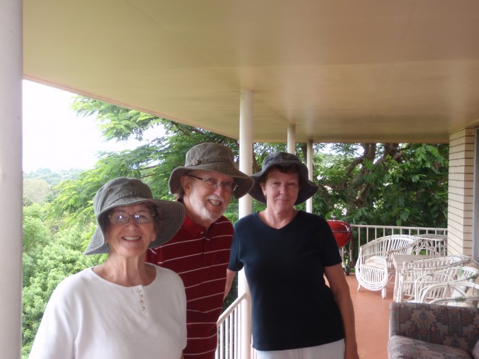 Great hats, now if only the sun would come out!