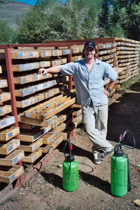 Jason at his job in Nevada a few years ago