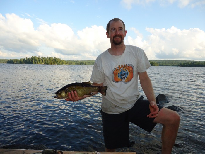 Mikes catches a nice Bass