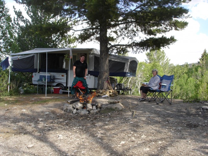 Our camp site at Wrigley Res.