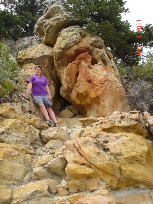 She loved the rocks, too, but then, who wouldn't!