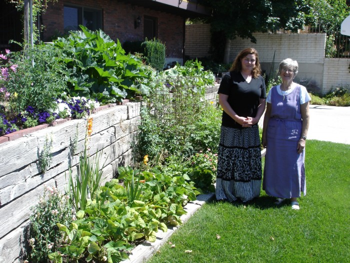 The ladies dressed for Church on Sunday.