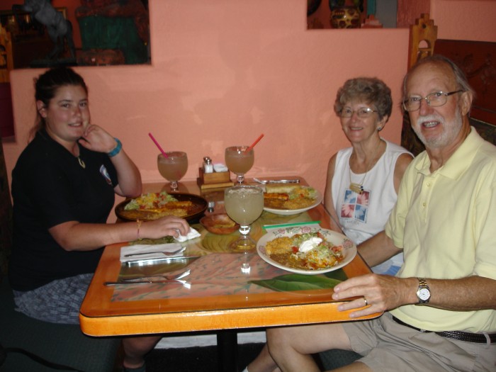 Our big Mexican feast in Moab.