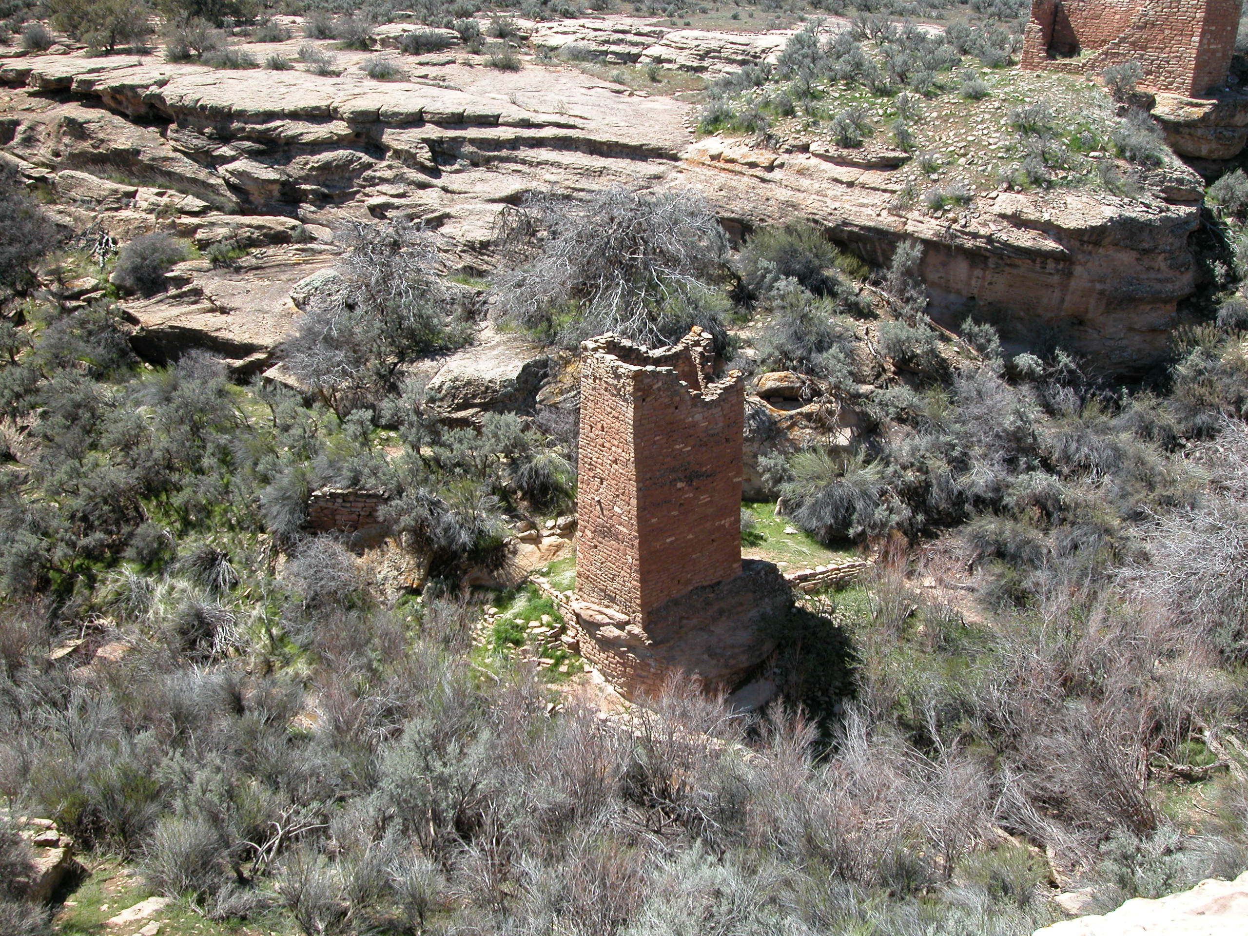 square tower at hovenweep