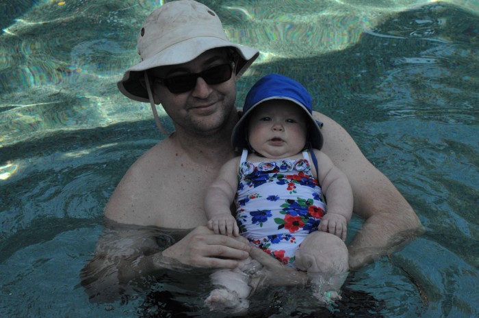 Mathilda like to go swimming!!!!