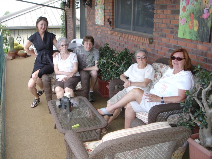 The Santa Rosa group, backporching!