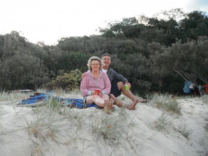 beach at sunset