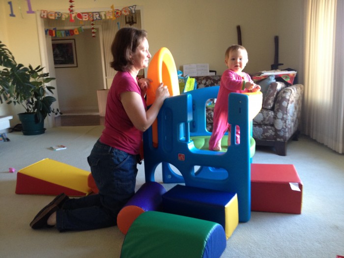 Mathilda's new play structure