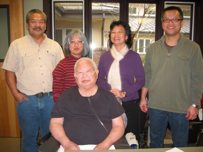 The Lees: Larry, Merrie, Carrie and yes, Jerry. + Frank