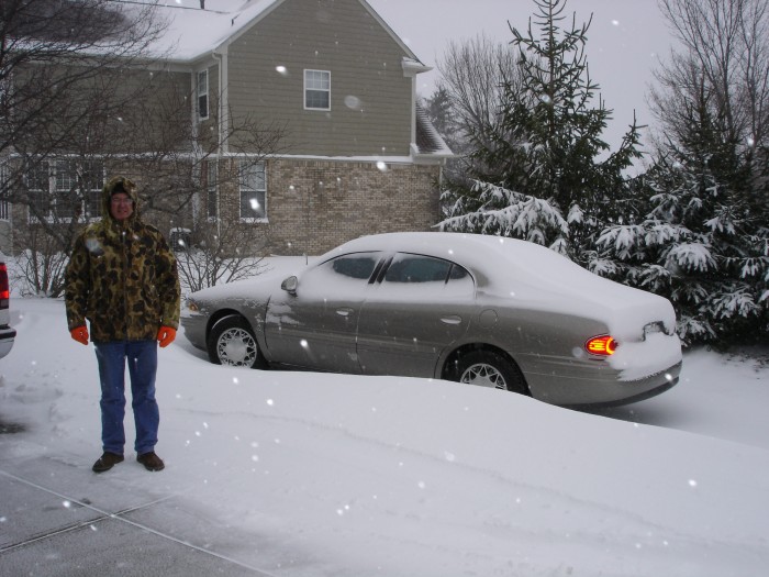 The Christmas snow at Jon's