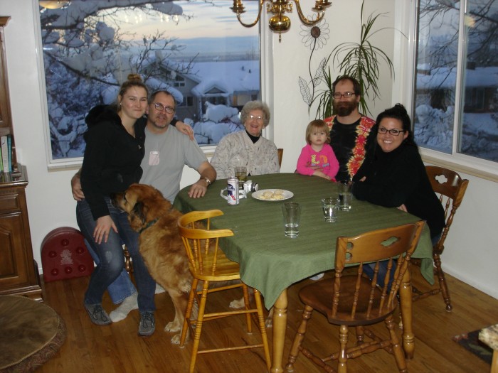 Jason and Dave had us to dinner after New Years while Ann and Steven were at Disneyland celebrating Steven's birthday.