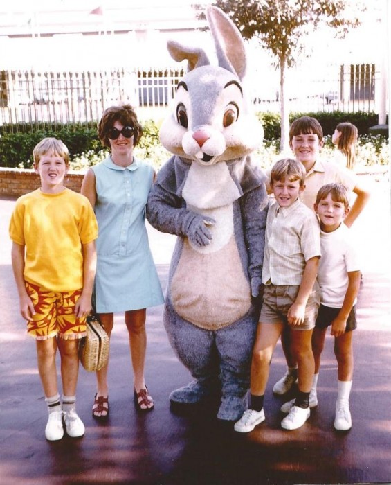 Thumper and the gang at classic Disneyland  Circa 1969/70  (NICE SHORTS CHRIS!!)