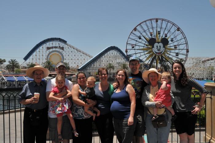 The crew at Disneyland.