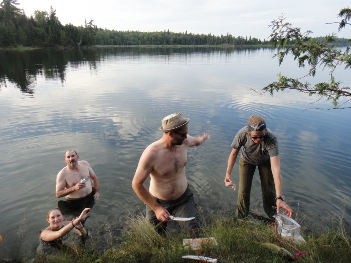 More fish cleaning (and swimming)