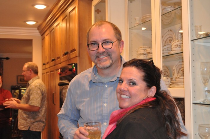 Dave and Laura before the big announcement