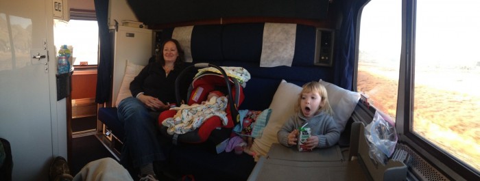 our train compartment.