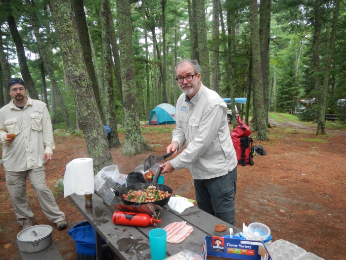 Nice breakfast Chris, pretty tasty too. The canadian yodelers were eyeing chris off while this was cooking, wondering if he was the guy stalking them the night before