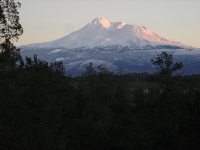 Mount Shasta is always there and always facinating.