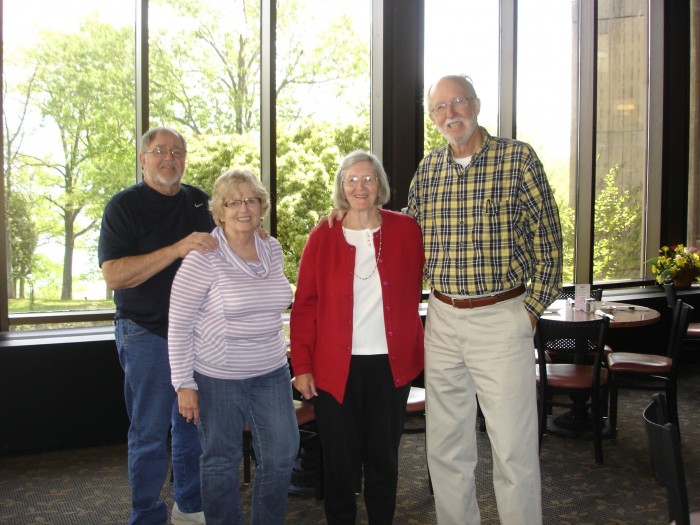 Lunch at Paris Landing State Park with Judy' brother Carl and his wife Sandy