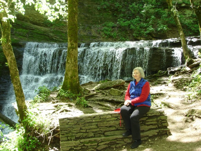 Fortunately, it had rained and the falls were in good form.