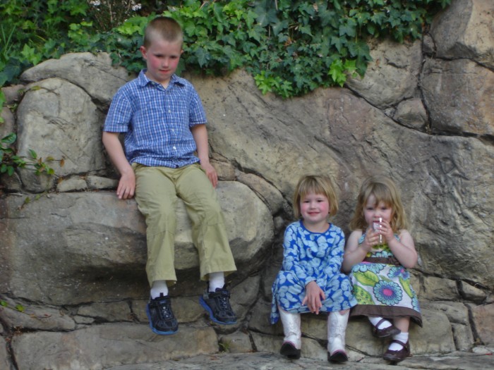 Steven, Amanda and Mathilda.  The girls had a great time together.