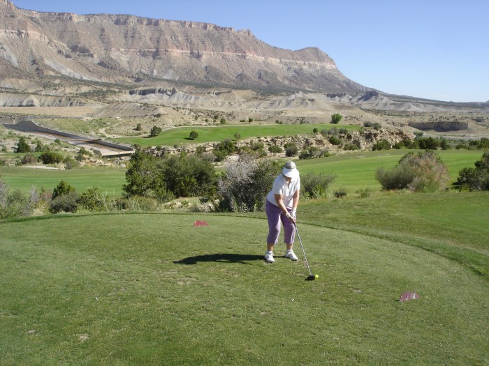 The golf coarse at Ferron is very callanging, but the scenery is great and it is fun to play.